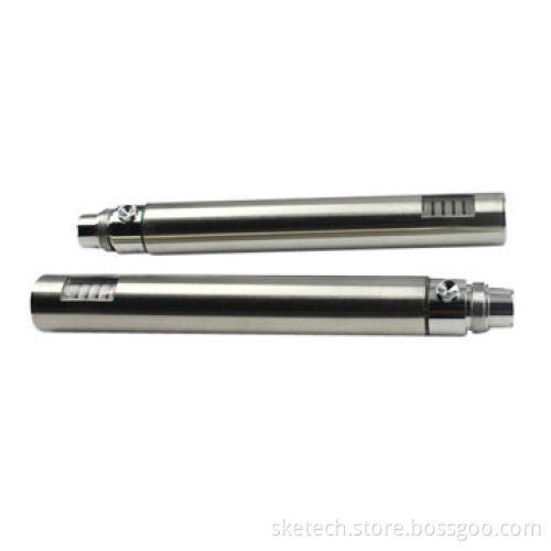 EGO-VV battery, Adjustable voltage 3.3-4.2V, 650/900/1100mAh capacity, LED display